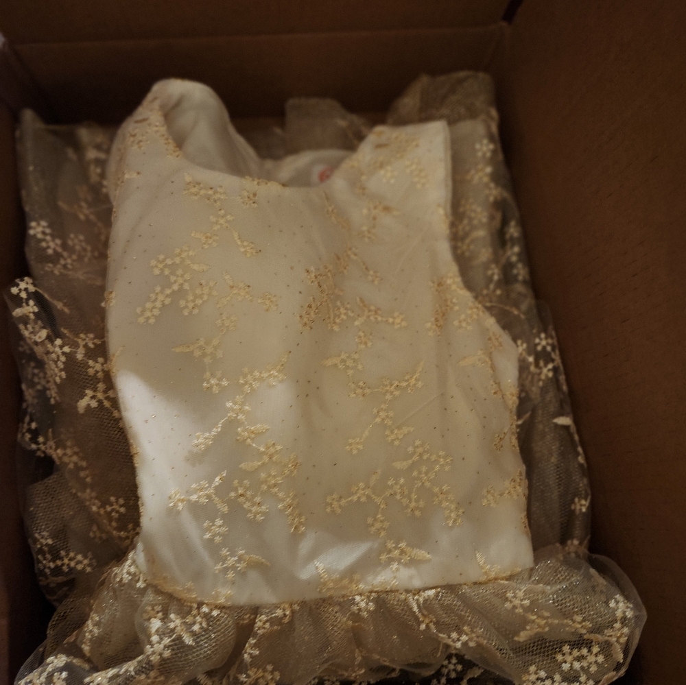 Flower Girl/ Special Occasion Dress Size 7 Tulle Sleeveless